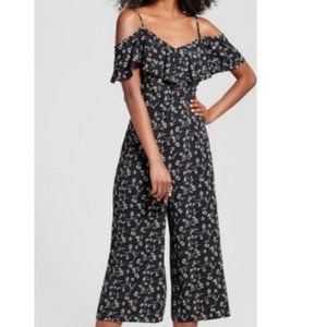 Flowy Cold-Shoulder Jumpsuit